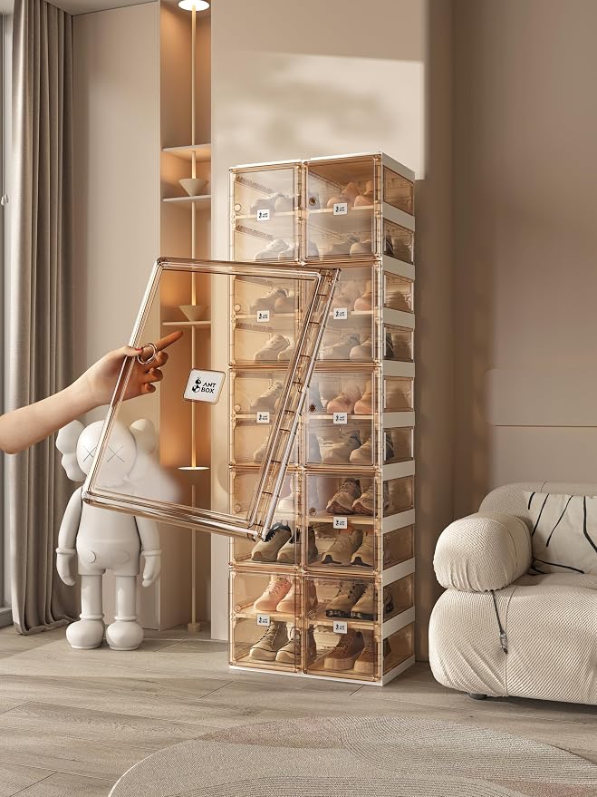 ANTBOX Foldable Shoe Rack, Shoe Organizers - Image 2