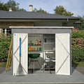 8x4 FT Outdoor Storage Metal Shed by RocVanc