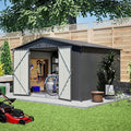10x8 FT Outdoor Storage Shed by RocVanc