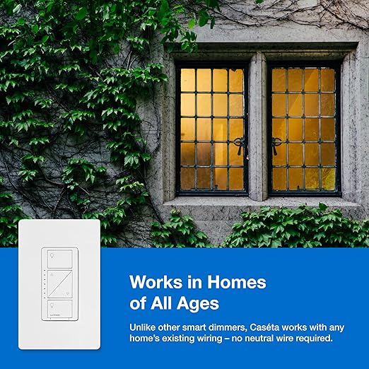 Lutron Caseta Original Smart Dimmer Switch Kit w/ Hub, - Image 12