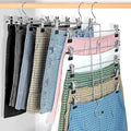 6 Piece Pants Hangers Space Saving, Skirt Hanges by FEASTEERY