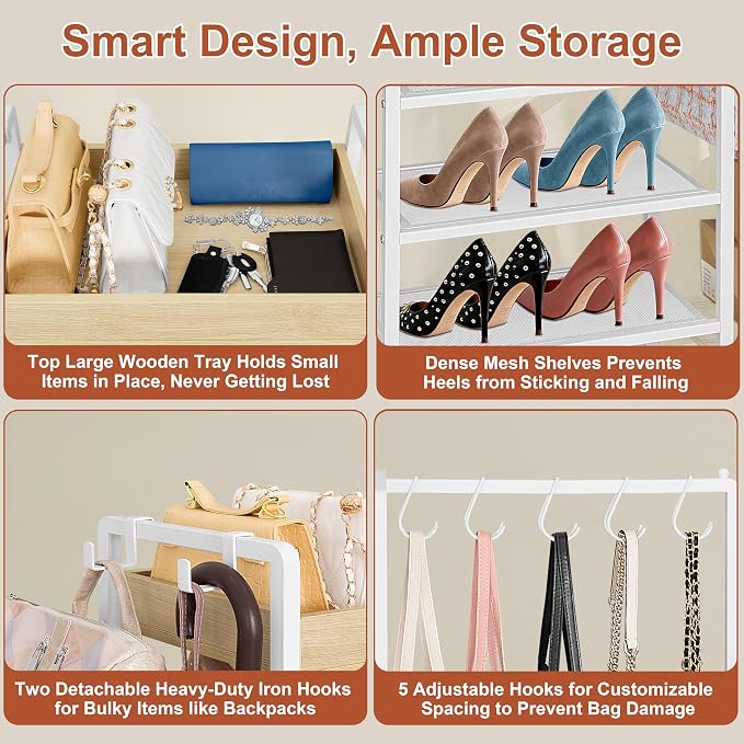 2-in-1 Shoe Rack for Closet - Image 4