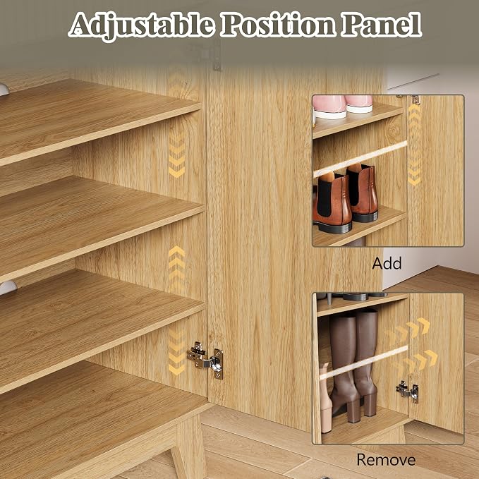 Shoe Cabinet Storage for Entryway - Image 4