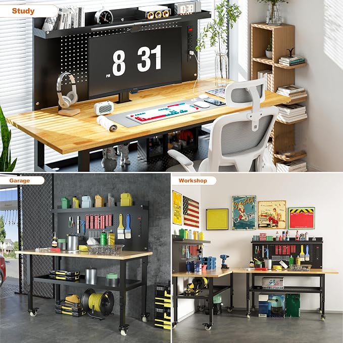 60" Heavy Duty Adjustable Workbench - Image 6