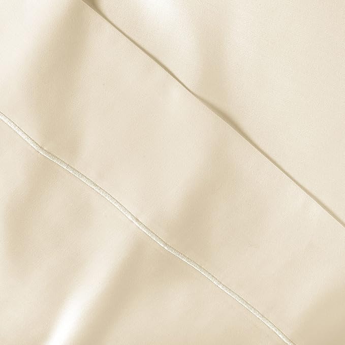 LANE LINEN Queen Ivory Pillow Cases Set of 2 100% Egyptian Cotton 1000 Thread - Image 6