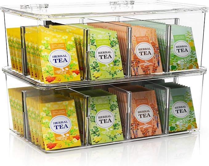 Utopia Home - Tea Bag Organizer by UTOPIAHOME