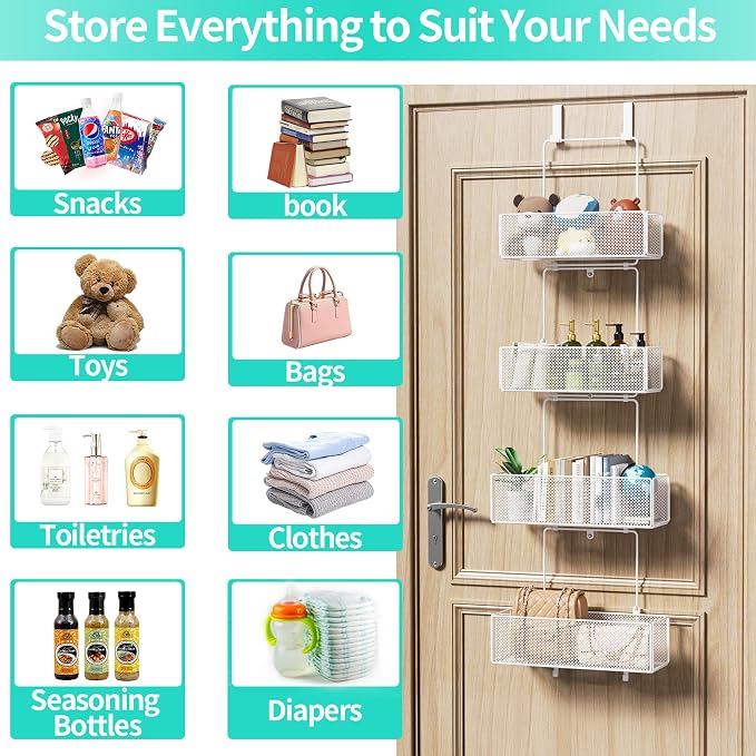 HapiRm Over Door Organizer Storage - Image 4