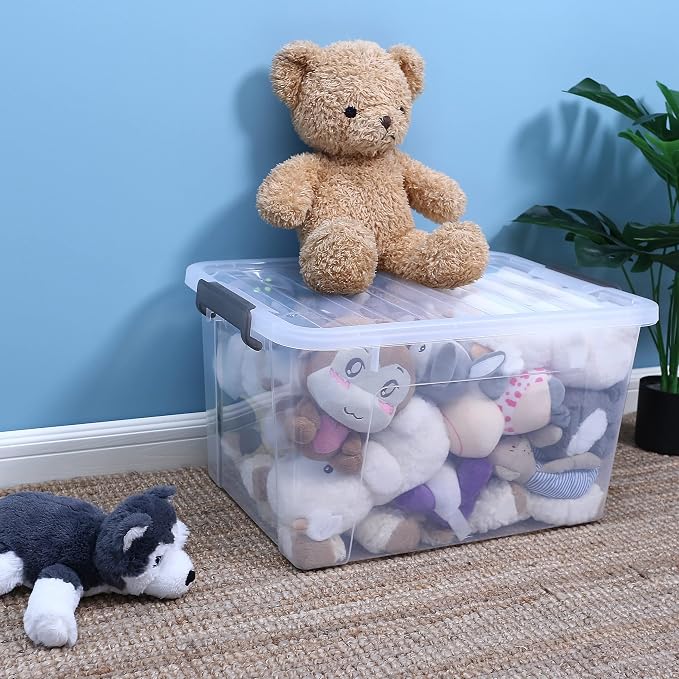 Citylife 44.4 QT Plastic Storage Bins - Image 3