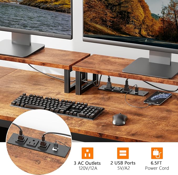 Furologee 55" Computer Desk - Image 5