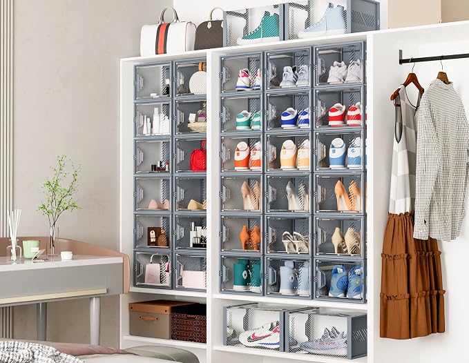 Shoe Storage, 12 Pack X-Large Shoe Organizer - Image 7