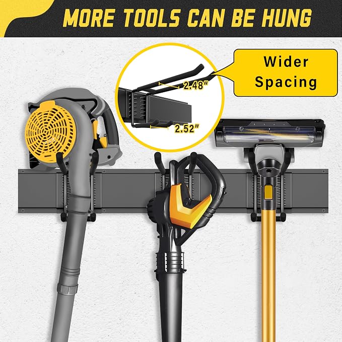 Garage Wall Organizer, Garden Tool Organizer 99in - Image 3