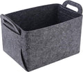 Minoisome Storage Basket Felt Storage Bin Collapsible& Convenient Box Organizer by Unknown