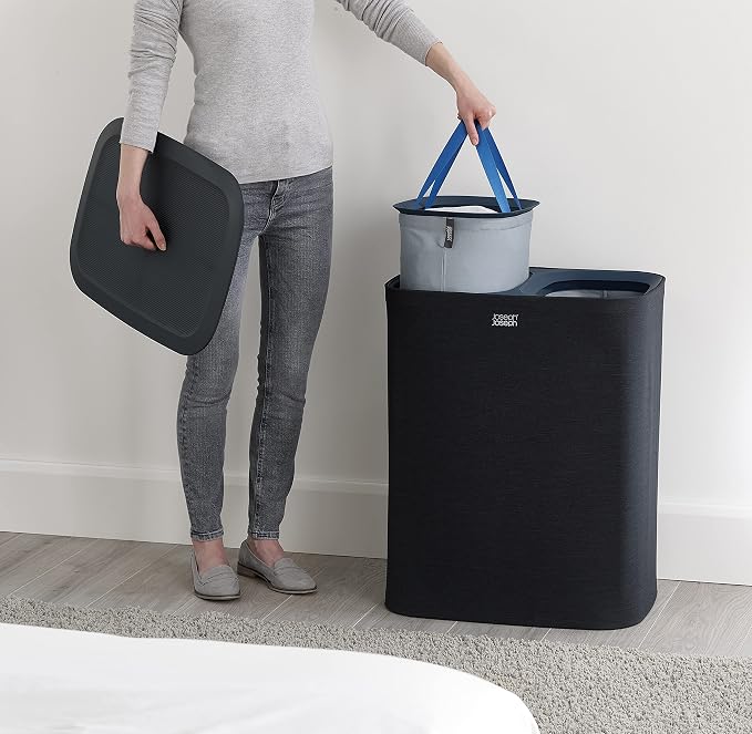Joseph Joseph Tota 90 liter/23.8 gallon Laundry Hamper Separation Basket - Image 6