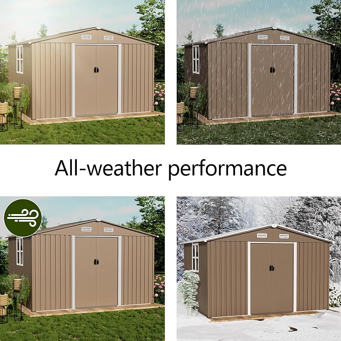 10x8FT Outdoor Storage Shed - Image 6