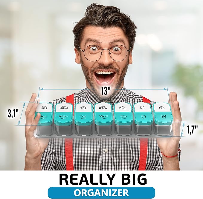Extra Large Weekly Pill Organizer - Image 3