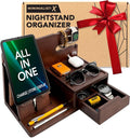 Nightstand Organizer- Bedside Docking Station by EcoLeafyDot
