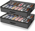 2 Pack Under Bed Shoe Storage Organizer by Besslly