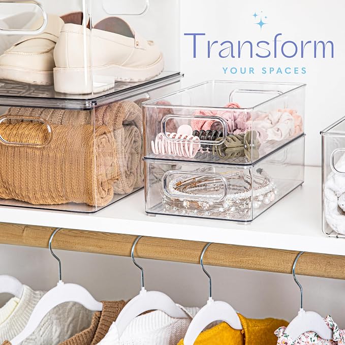 primebox 4 Pack Clear Plastic Organizing Container - Image 5