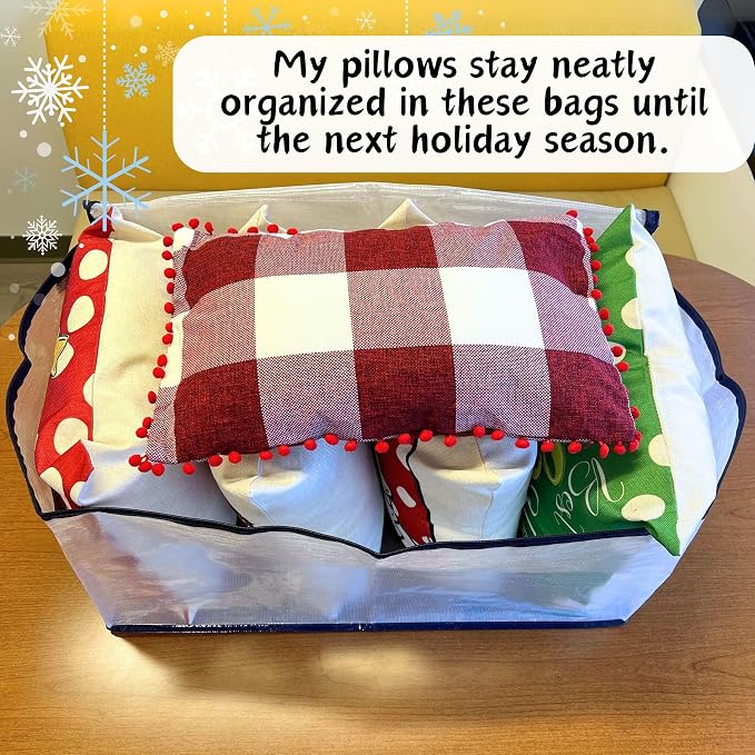 VENO 4 Pack Moving Bags and Large Christmas Decoration Storage Bins - Image 2