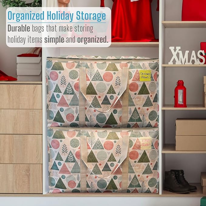 VENO 2 Pack Moving Bags and Large Christmas Storage Bins - Image 6