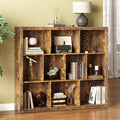 Book Shelf with 10-Cube, 43” Wide Bookshelf with Anti-Tip Device, 38” Tall Open by BORNOON