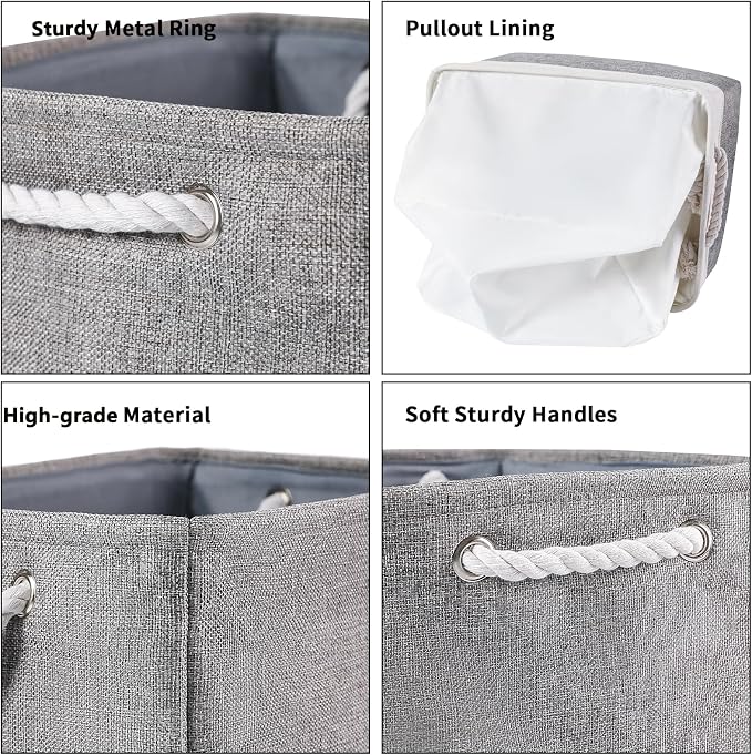 combocube 15.7 x 11.8 x 8.2 Inch Fabric Storage Bins - Image 5