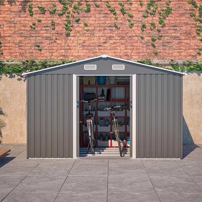 10x8 FT Outdoor Storage Shed - Image 8