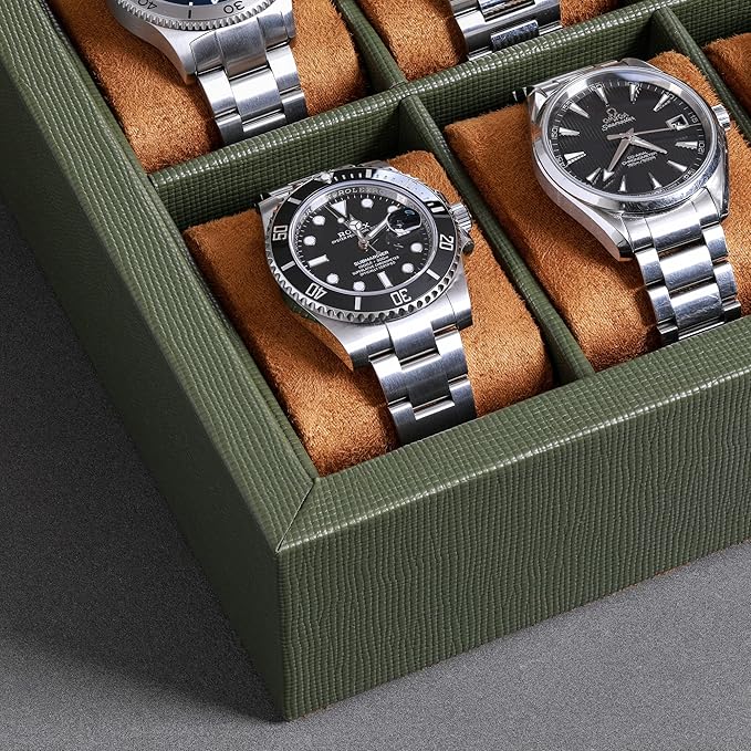 ROTHWELL 10 Slot Leather Watch Box - Image 7