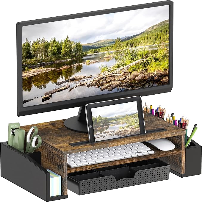 Simple Houseware Desk Monitor Stand Riser by SimpleHouseware