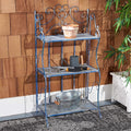 Safavieh Outdoor Collection Torus Antique Blue 3-Tier Shelf by SAFAVIEH