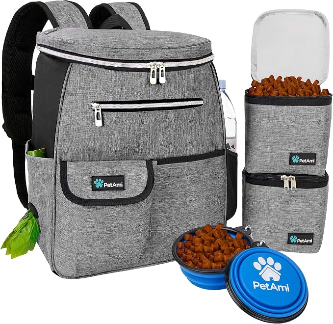 PetAmi Dog Travel Bag Backpack, Airline Approved Dog Bags by PetAmi