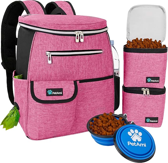 PetAmi Dog Travel Bag Backpack, Airline Approved Dog Bags by PetAmi