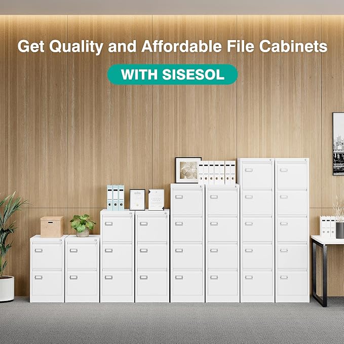 SISESOL 4 Drawer File Cabinet - Image 8