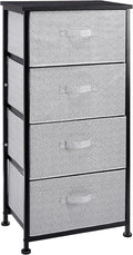 Amazon Basics Fabric 4-Drawer Storage Organizer Unit by AmazonBasics